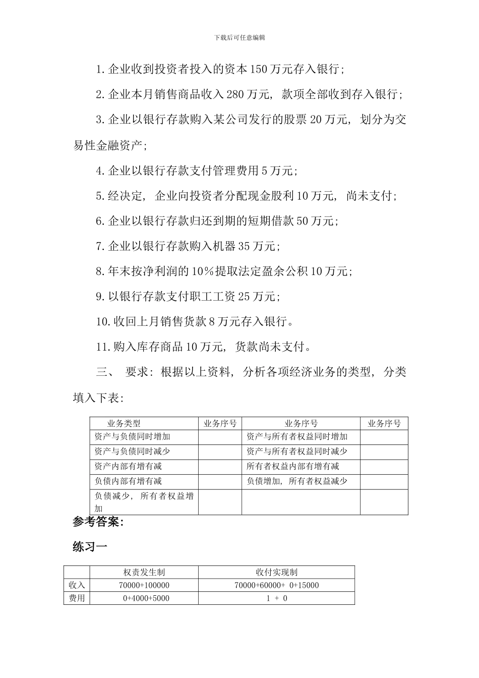 会计学练习题业务题_第2页