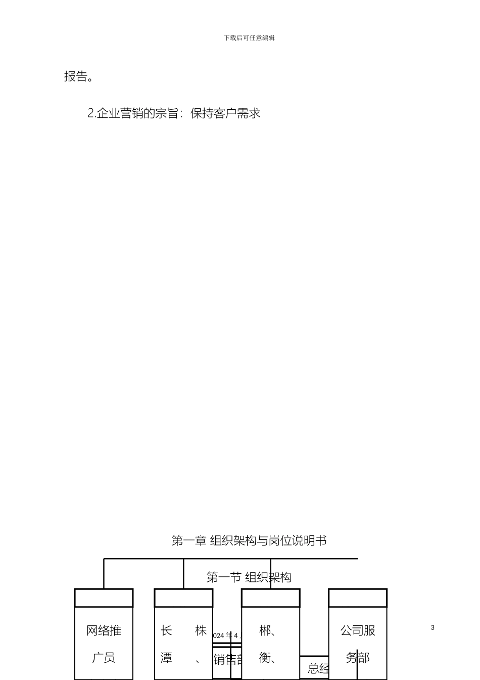 伟心木业销售部运营管理方案_第3页