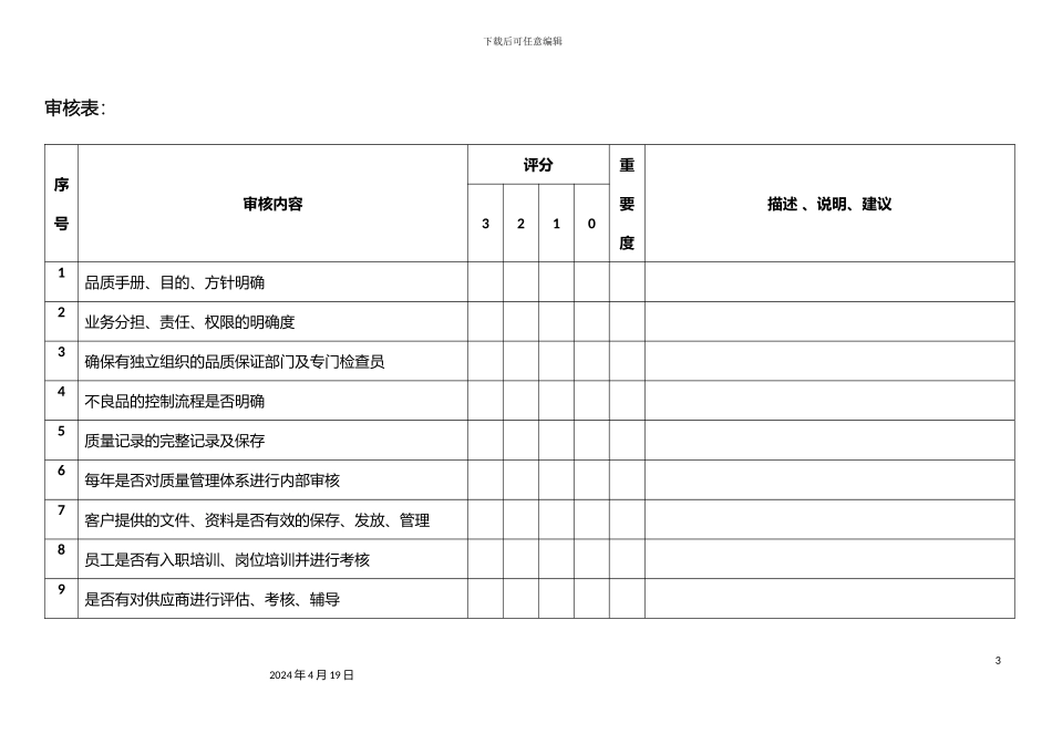 供应商审核报告_第3页