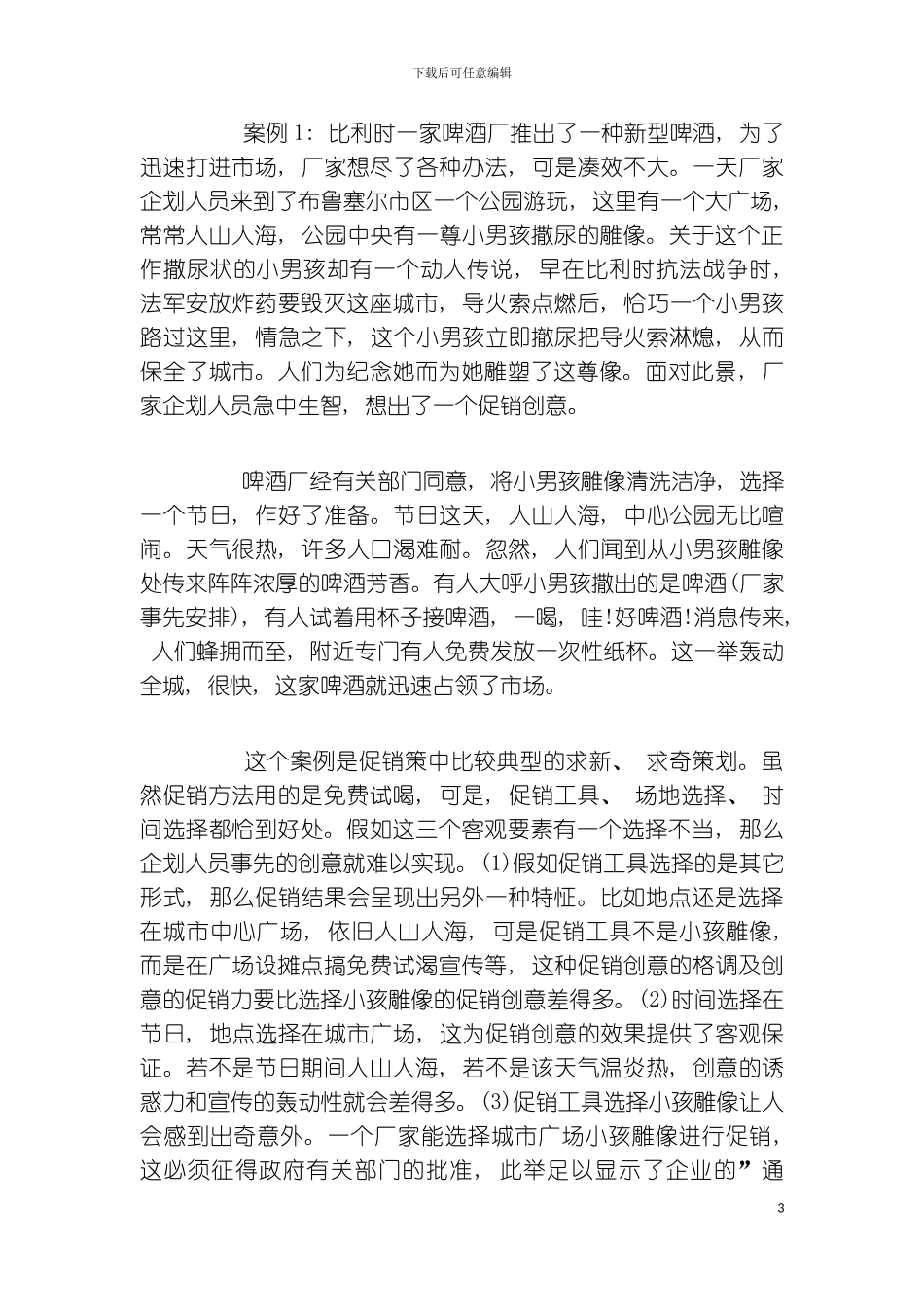 促销策划模板_第3页
