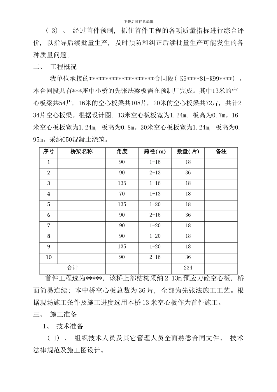 先张法空心板梁首件施工方案好样本_第2页