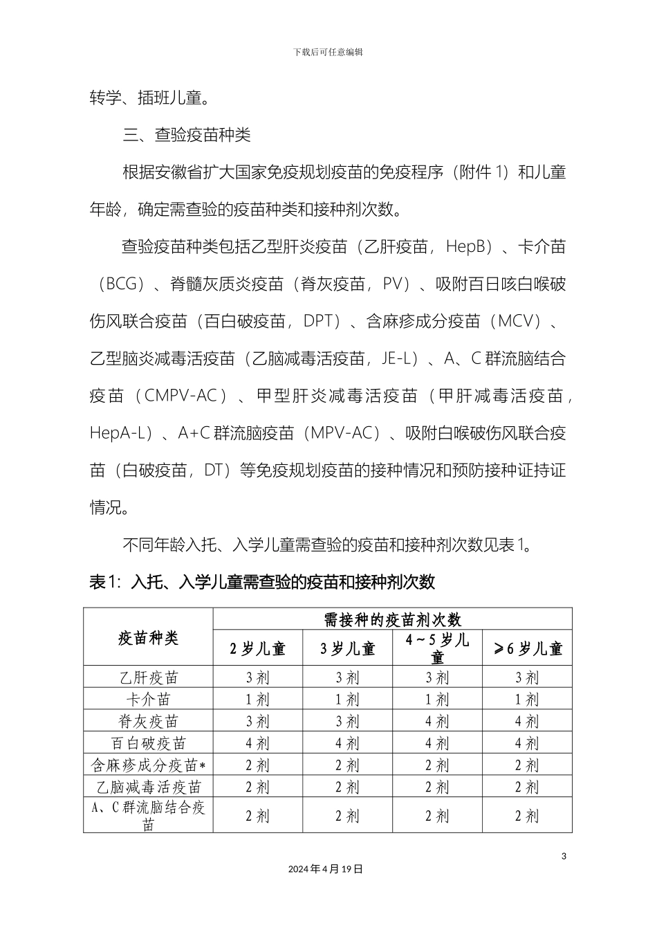 入托入学儿童预防接种证工作方案_第3页