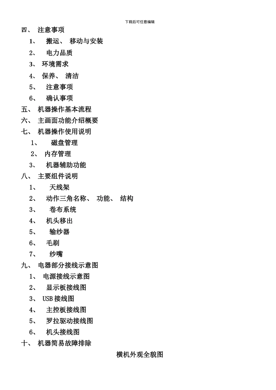 全电脑横编织机操作手册中文样本_第3页