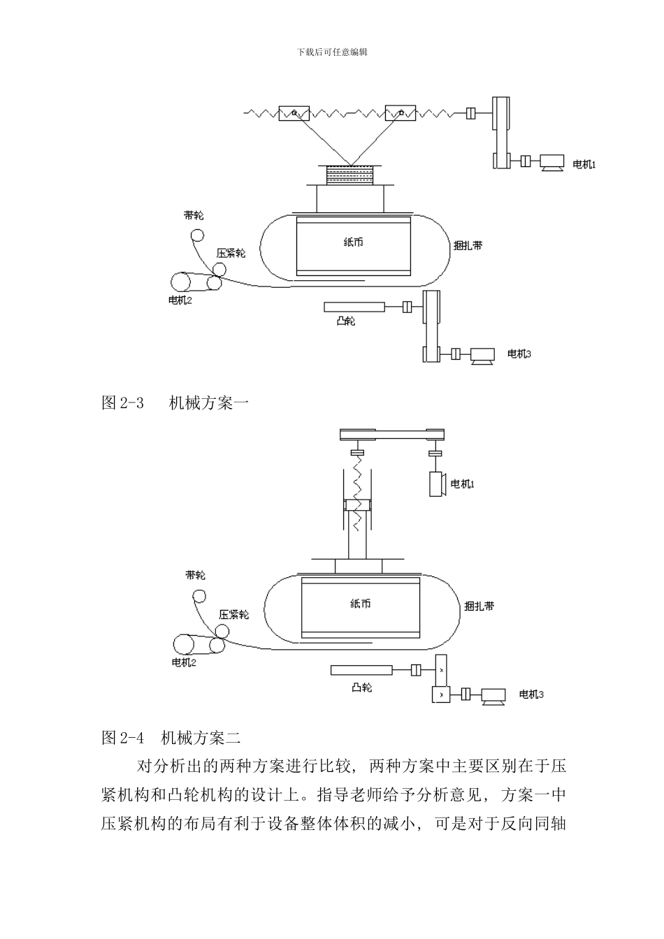 全自动捆钞机的机械原理方案设计样本_第3页