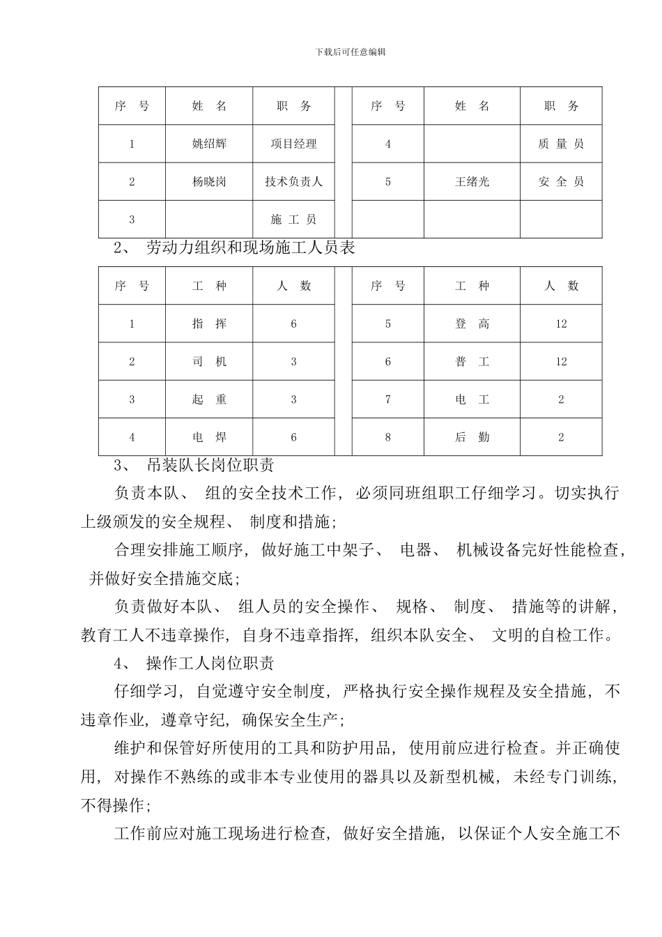 全钢结构厂房杯口式钢柱施工及吊装方案样本_第2页