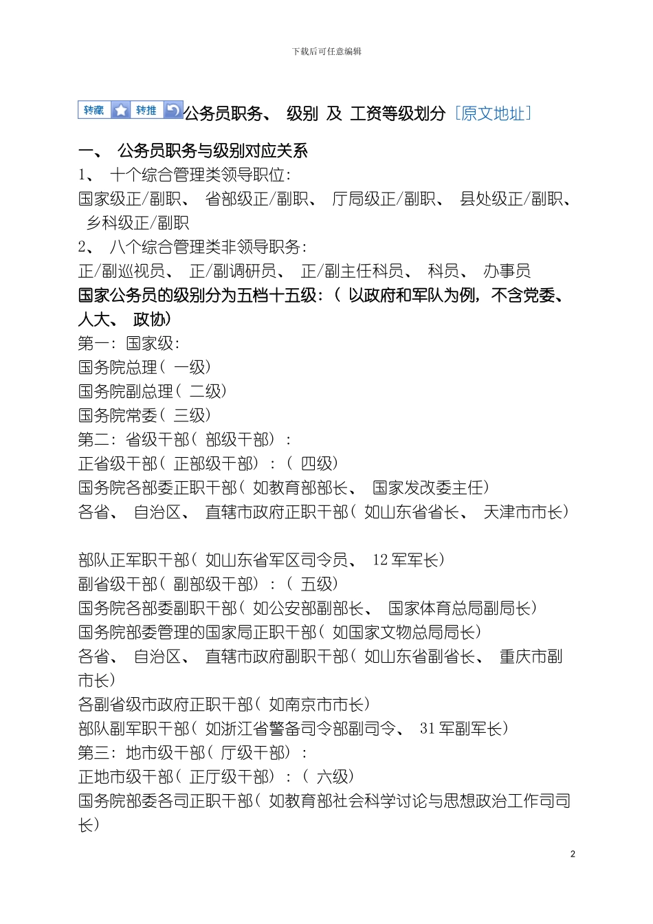 公务员职务模板_第2页