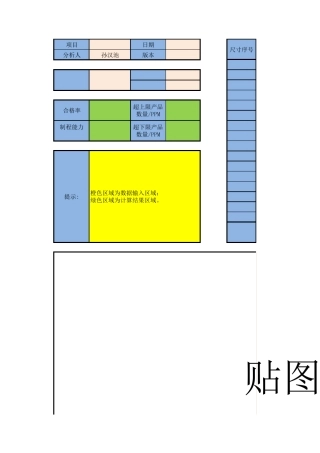 功能最全的的公差分析(尺寸链计算)表格
