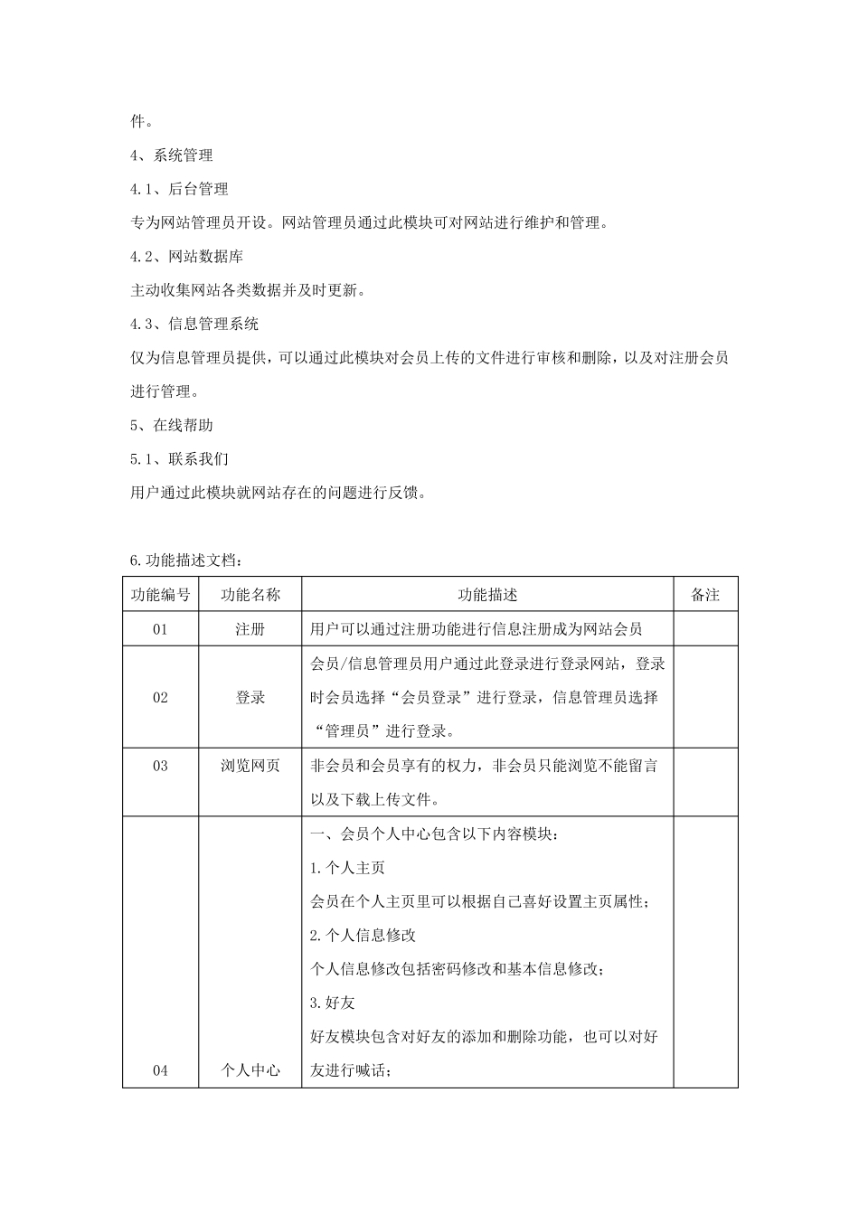 功能需求分析用例描述文档_第2页