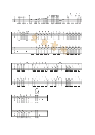 加州旅馆完整吉他谱