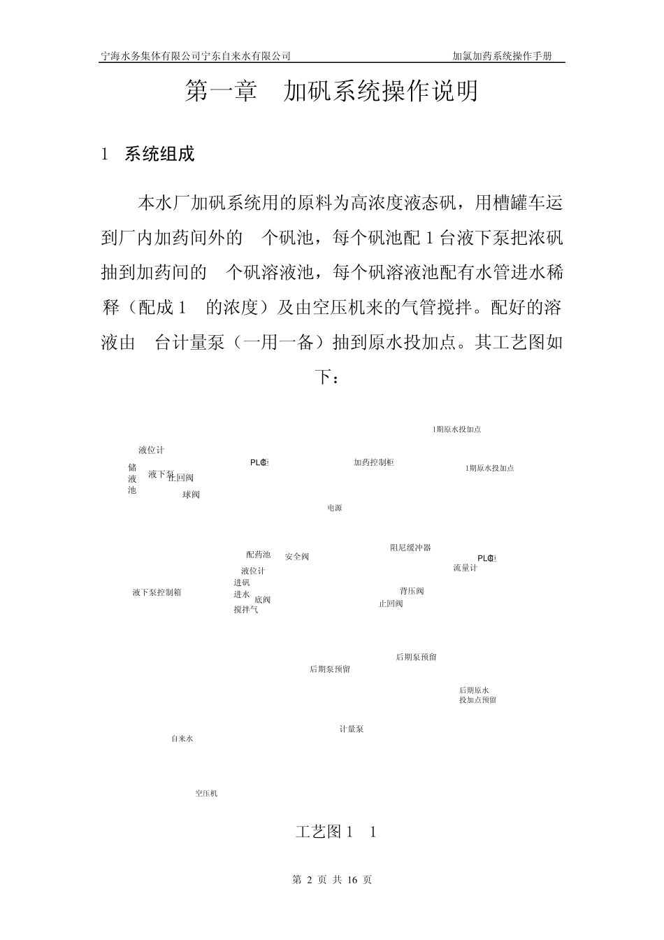 加氯加矾系统操作手册新_第2页