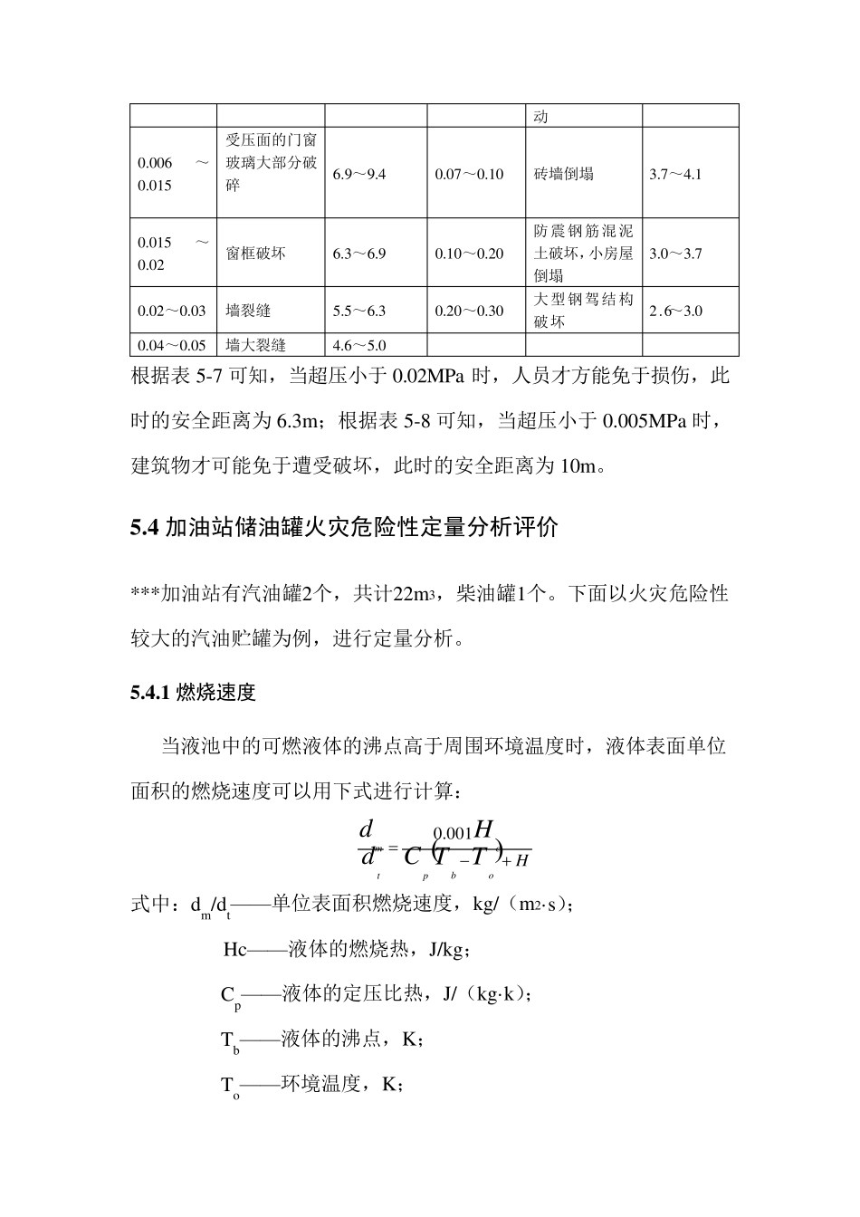 加油站储罐火灾爆炸定量分析评价_第3页