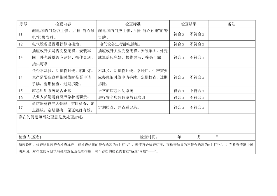 加油站隐患排查台帐_第3页