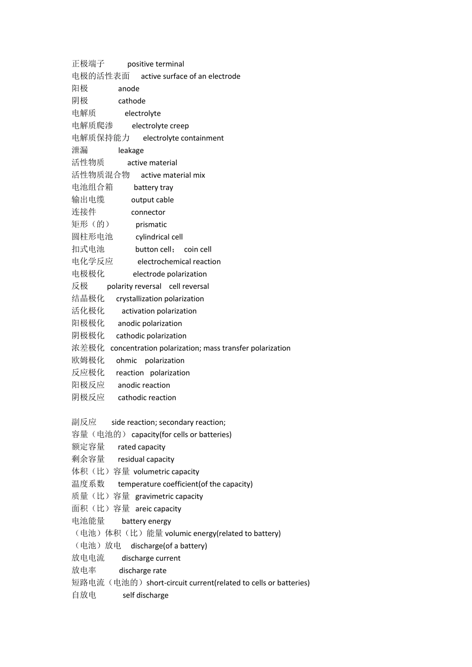 动力电池和电机电控英语术语汇总_第2页