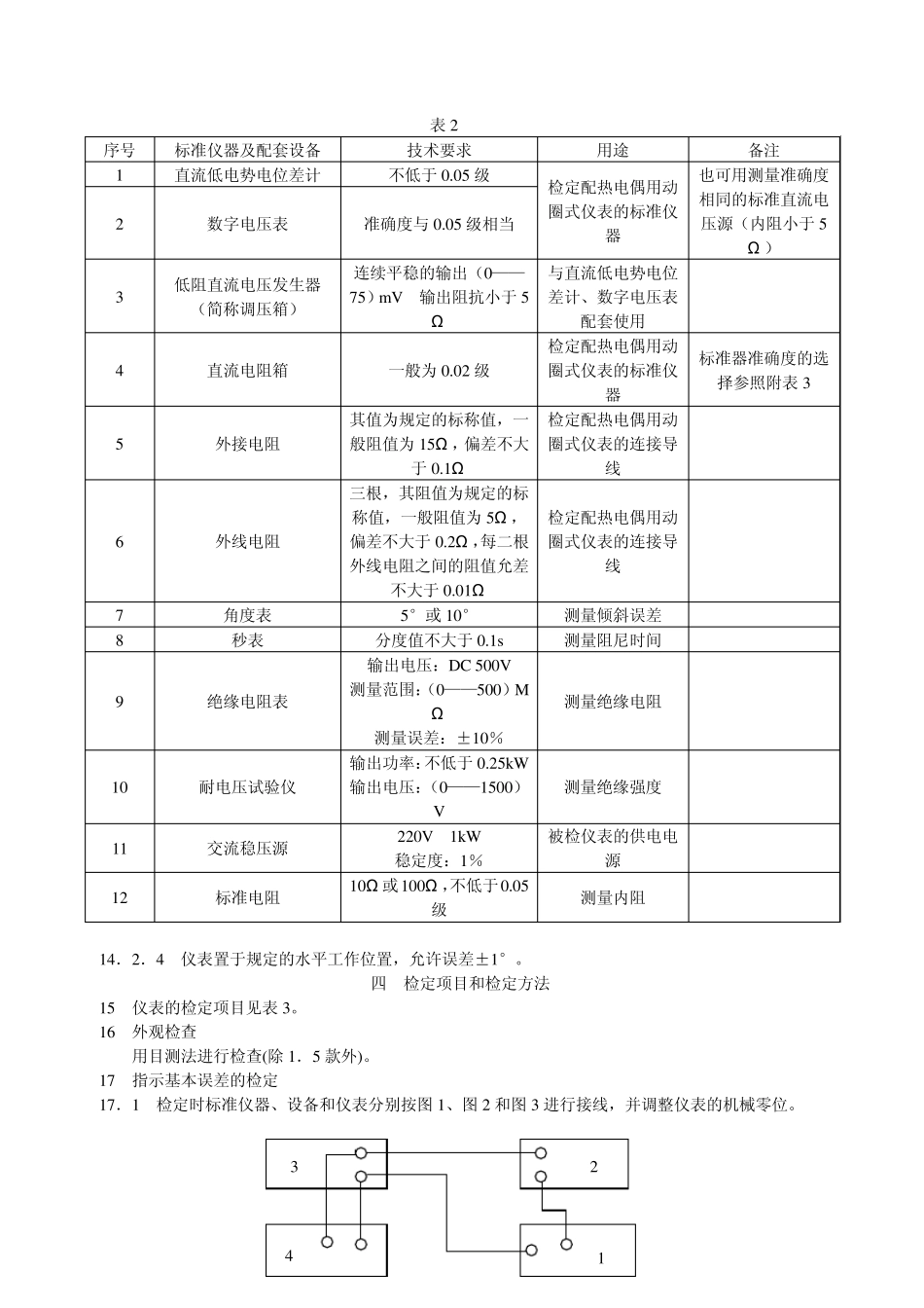 动圈式温度指示仪表检定规程_第3页