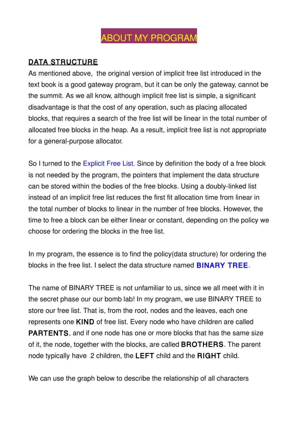 动态内存分配实验报告MallocLab_第3页