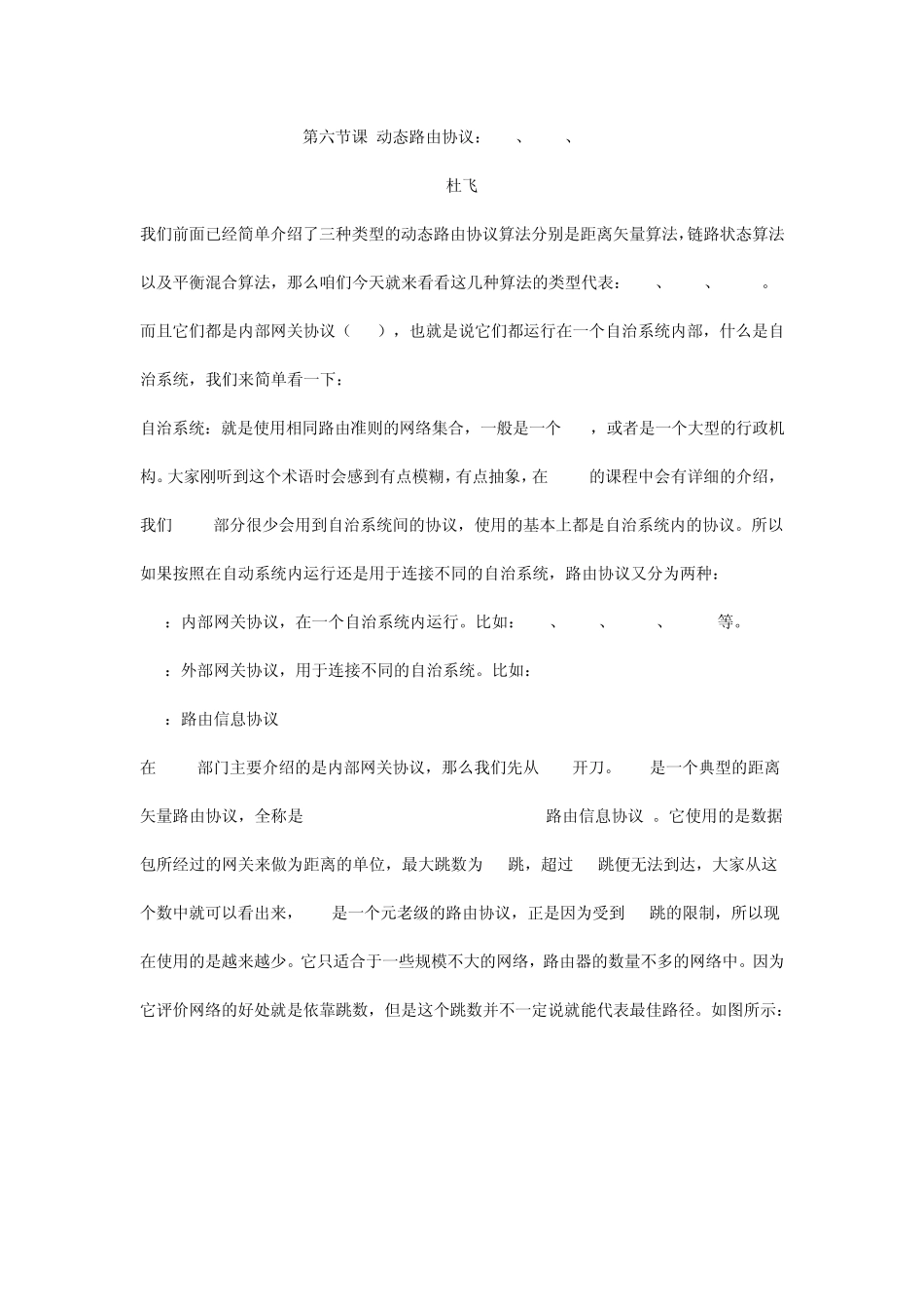 动态路由协议：RIP、OSPF、EIGRP_第1页