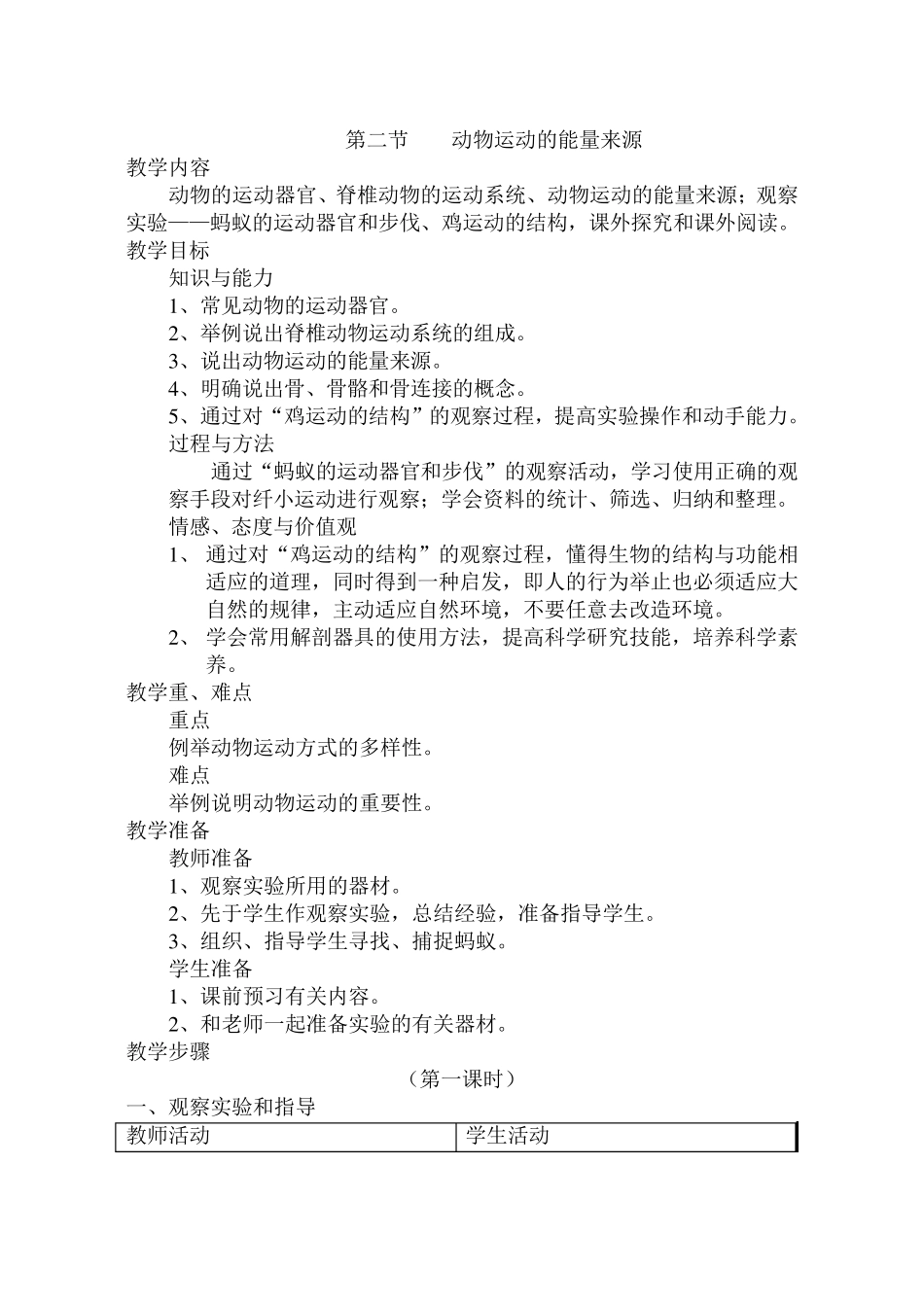 动物运动的能量来源_第1页