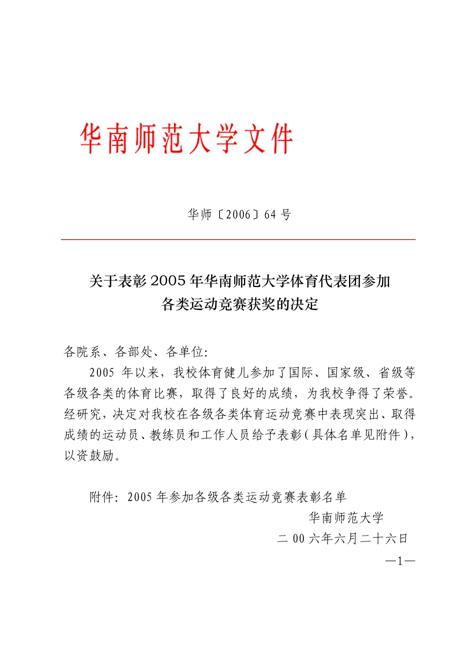 动竞赛的各类运动竞赛获奖的决定_第1页