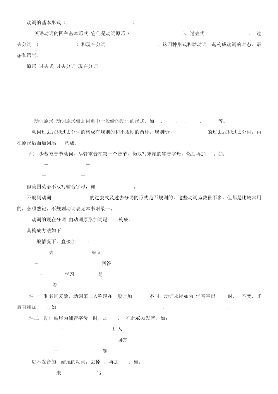 动词的基本形式_第1页