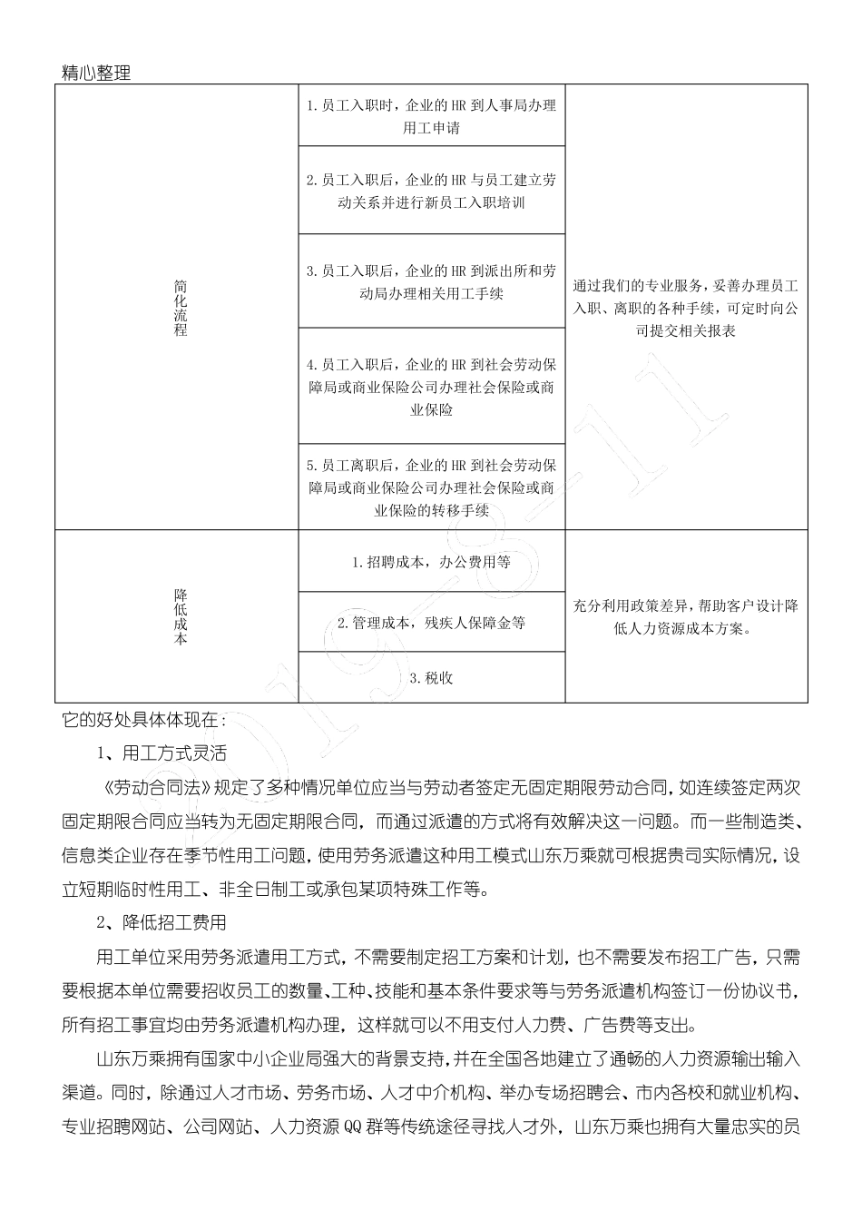 劳务派遣驻场管理制度流程_第3页