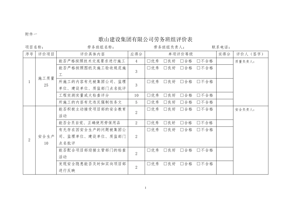 劳务班组评价_第1页