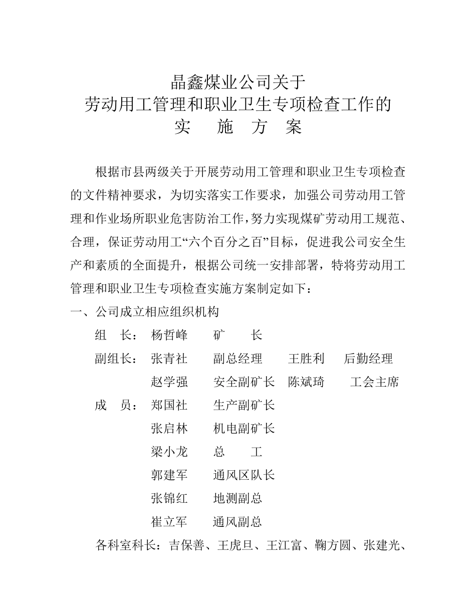 劳动用工实施方案_第2页