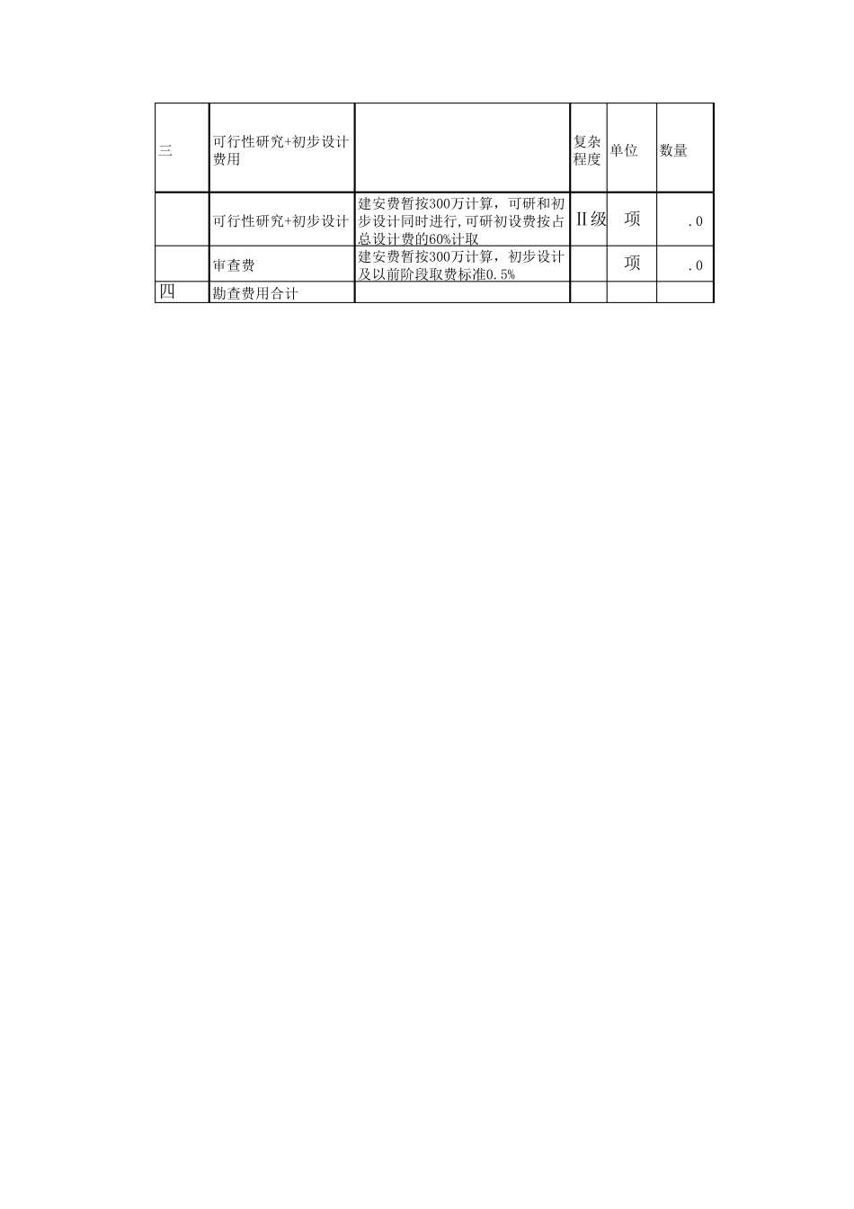 勘查费用计算表_第3页