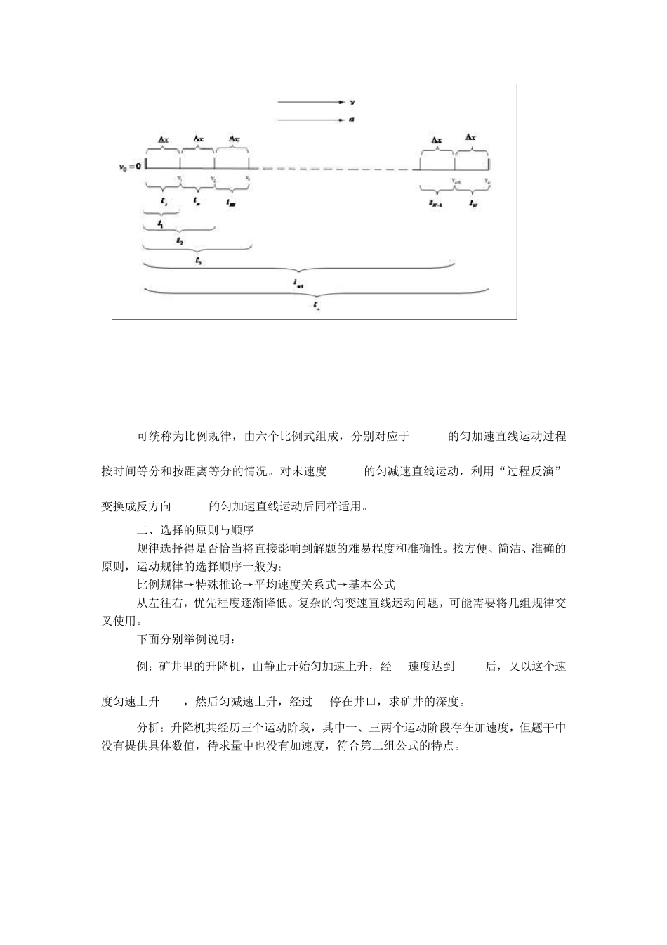 匀变速直线运动公式的选择技巧_第2页