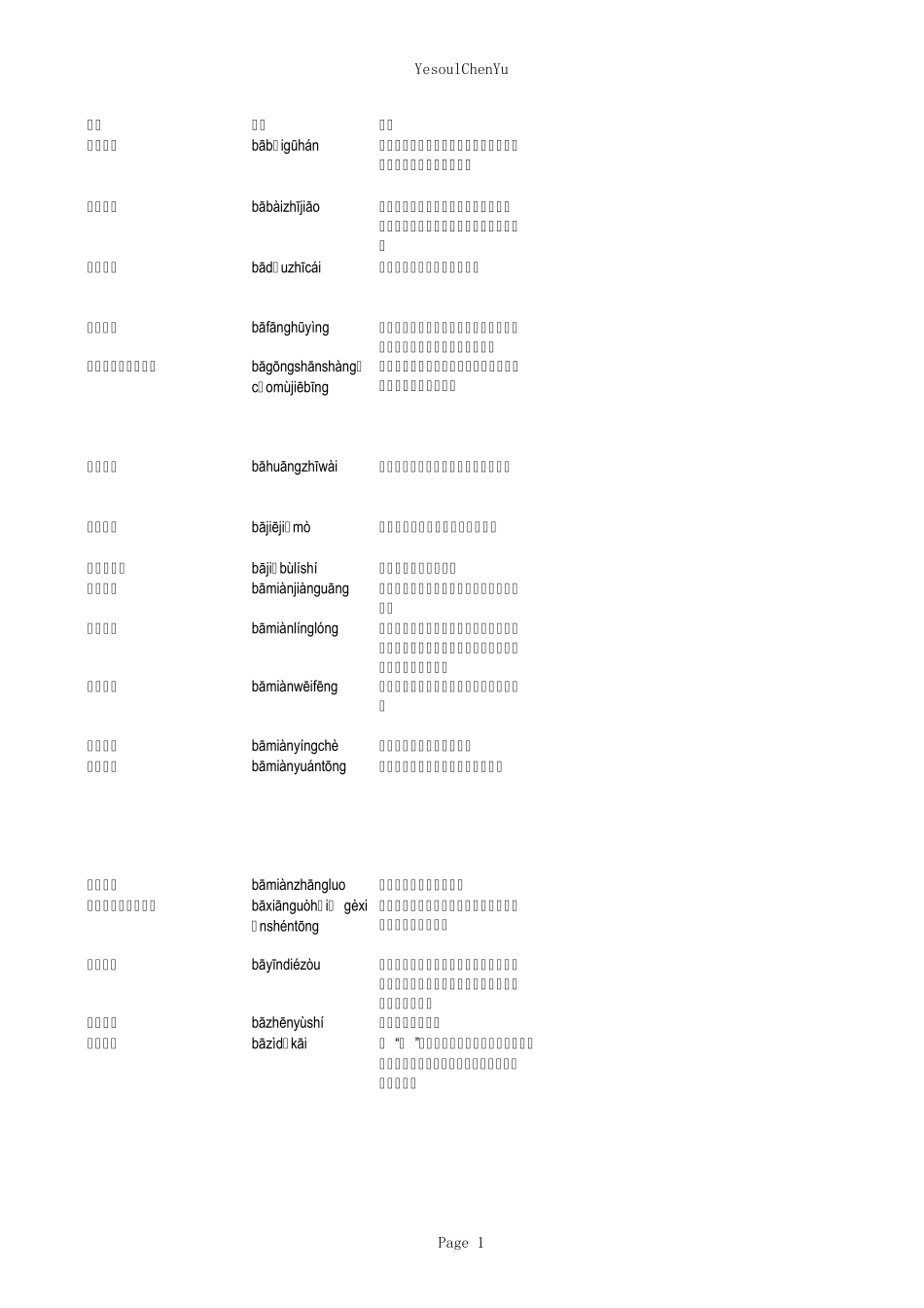 包含“八”的成语_第1页