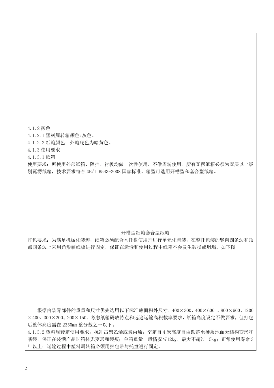 包装规范和运输要求—范文_第2页