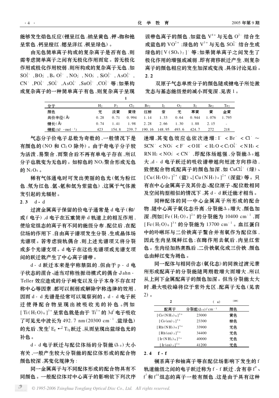 化合物颜色成因_第2页