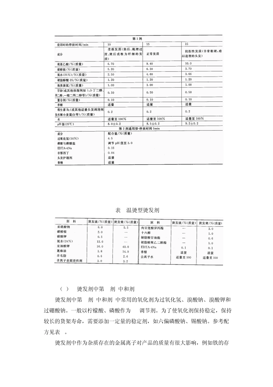 化妆品工艺学实验三烫发精制备及效果评价实验讲义_第3页