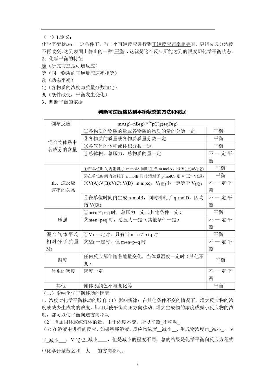 化学反应原理知识点_第3页