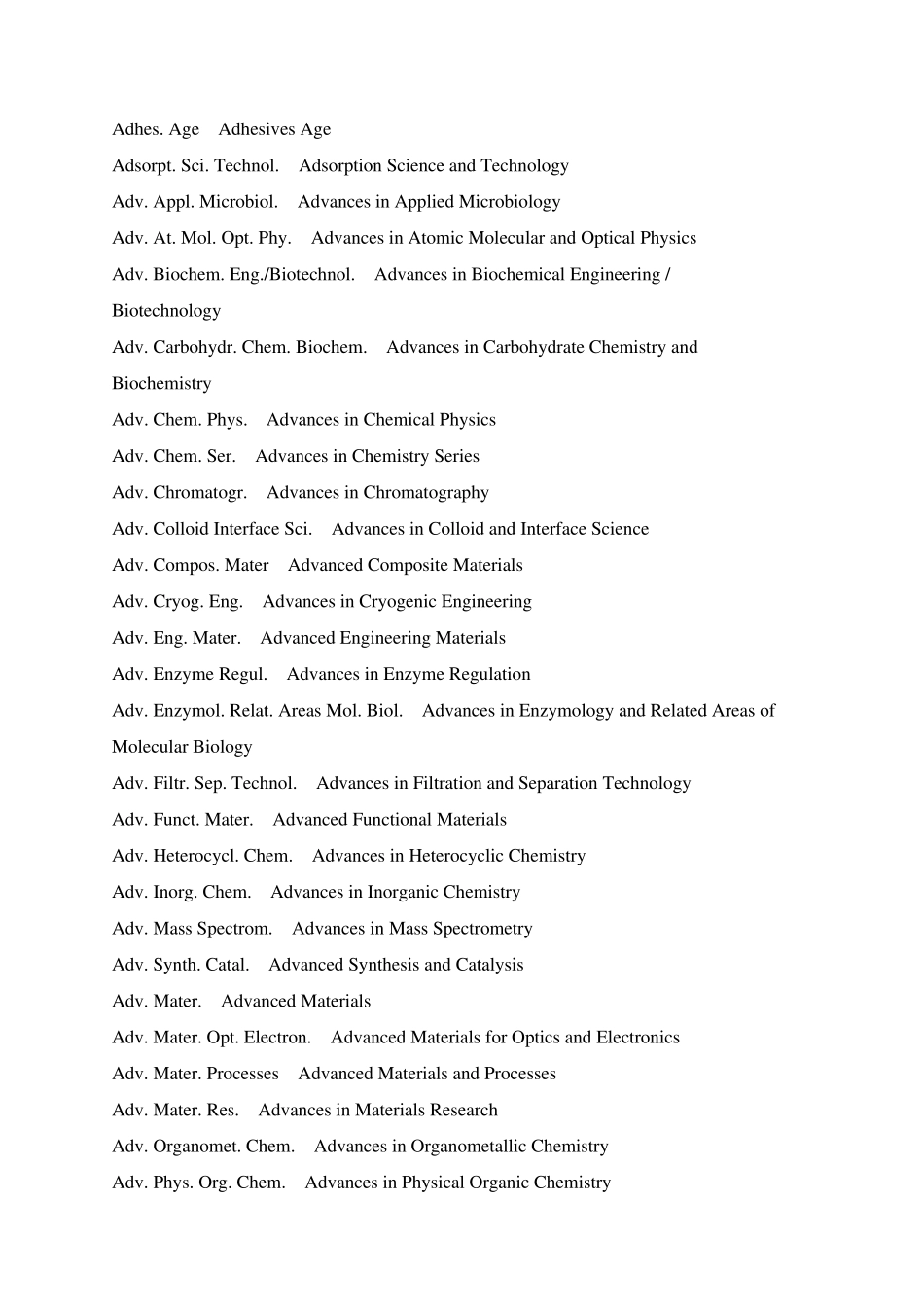 化学期刊缩写_第2页