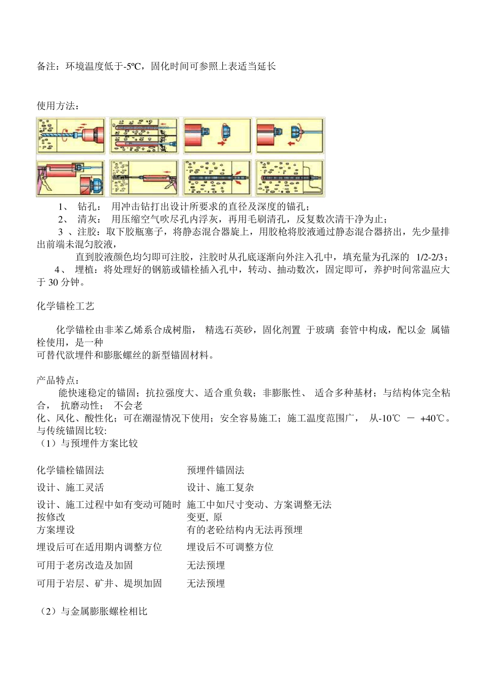 化学植筋、化学螺栓施工方案_第3页