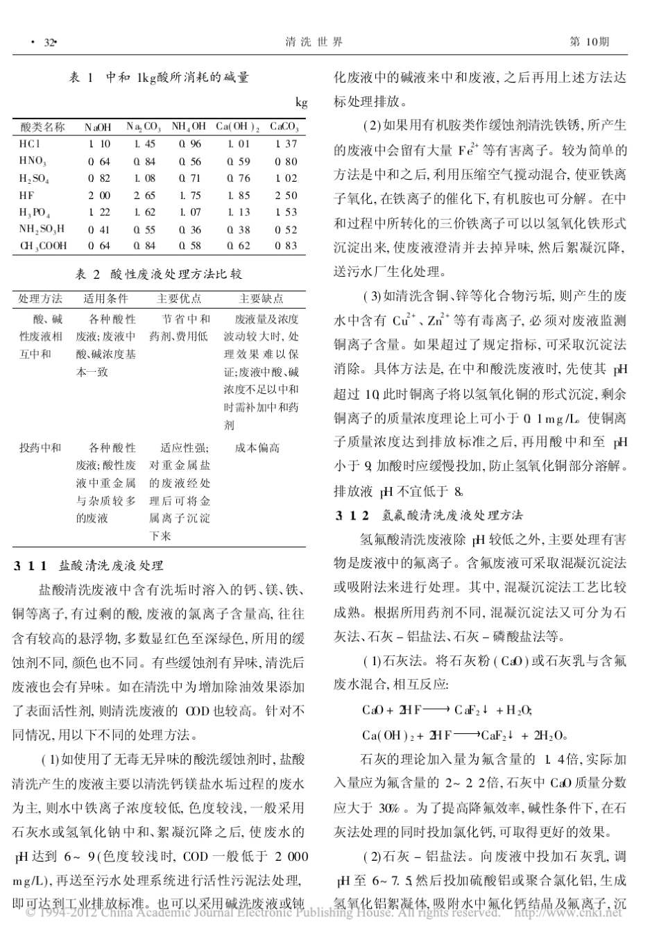 化学清洗废液的现场处理方法_第3页