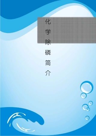 化学除磷简介