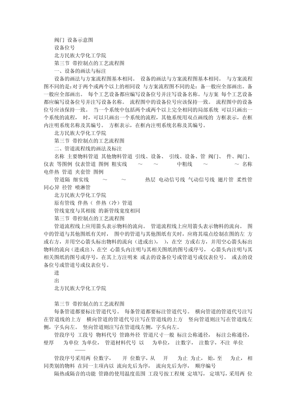 化工制图第七章工艺流程图_第3页