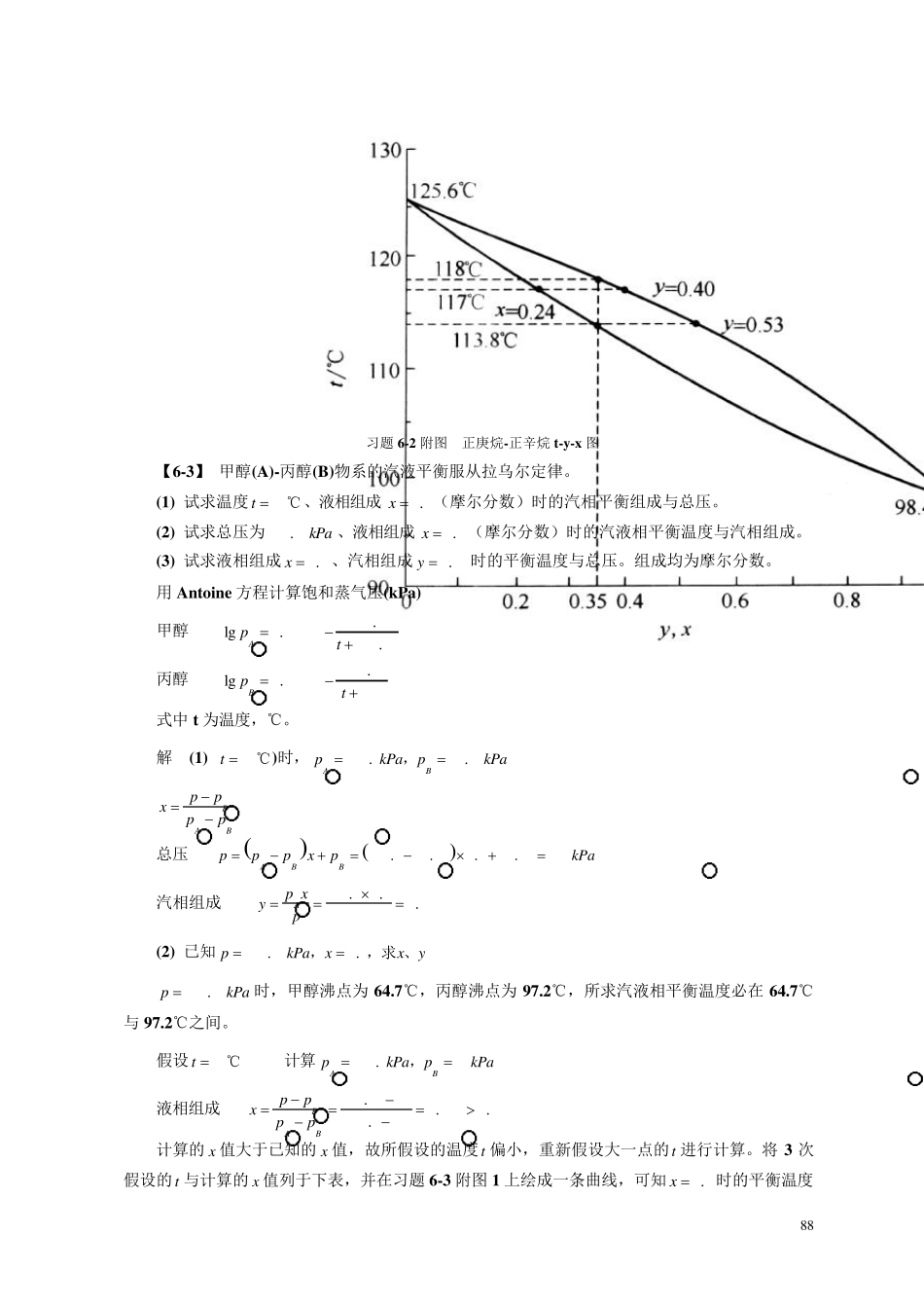 化工原理(第四版)习题解第六章蒸馏_第3页
