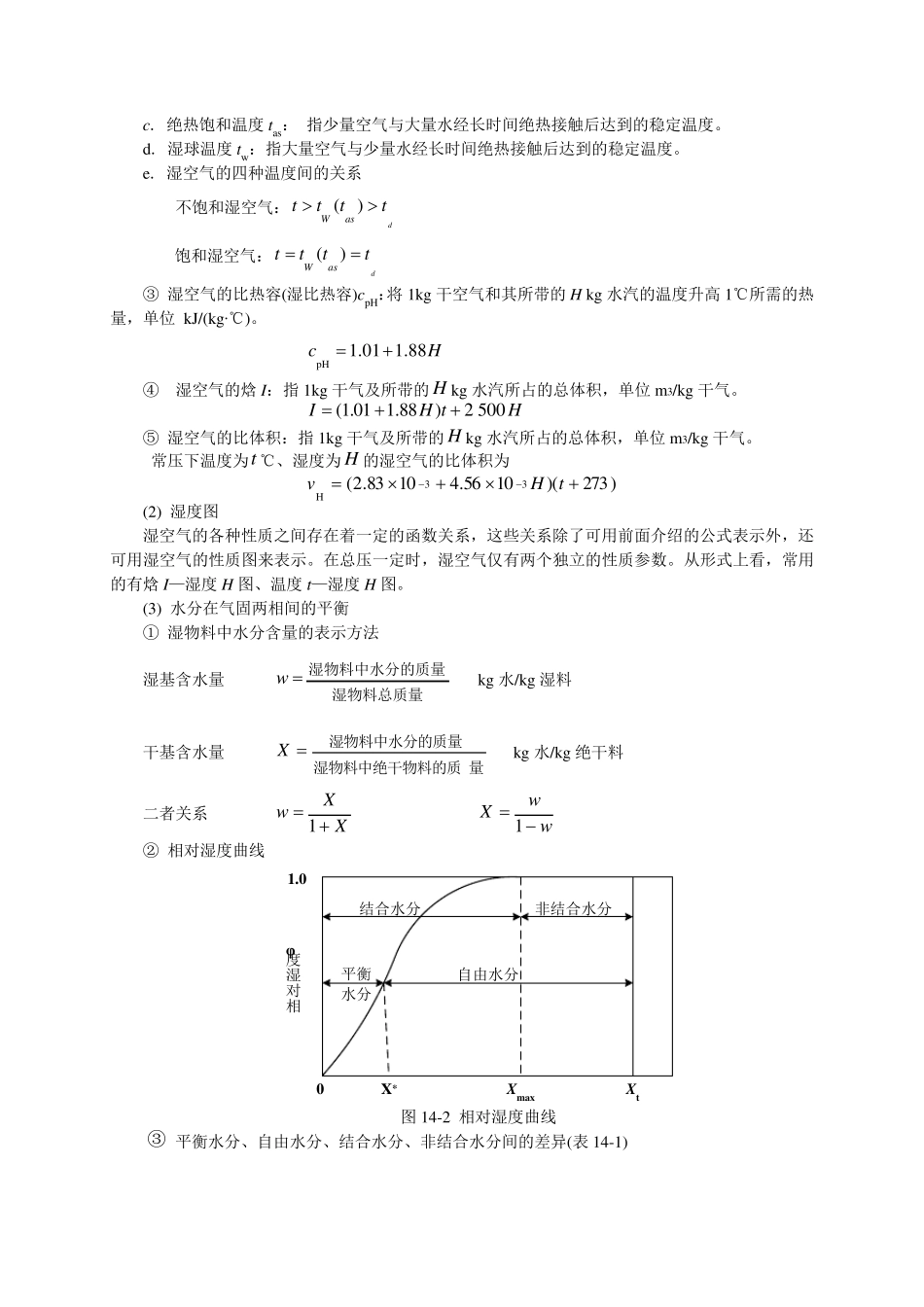 化工原理复习必看干燥_第2页