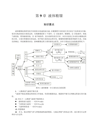 化工原理复习必看第9章_液体精馏