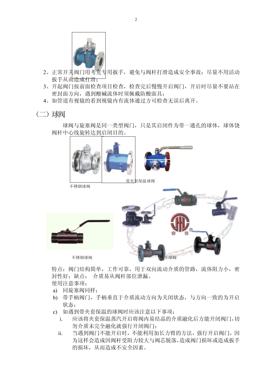 化工常用阀门介绍及图样_第2页