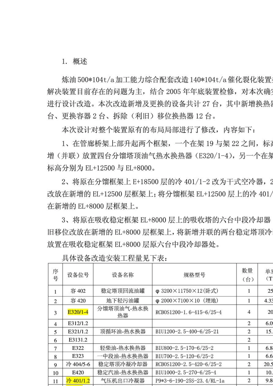 化工装置拆除搬迁方案_第1页