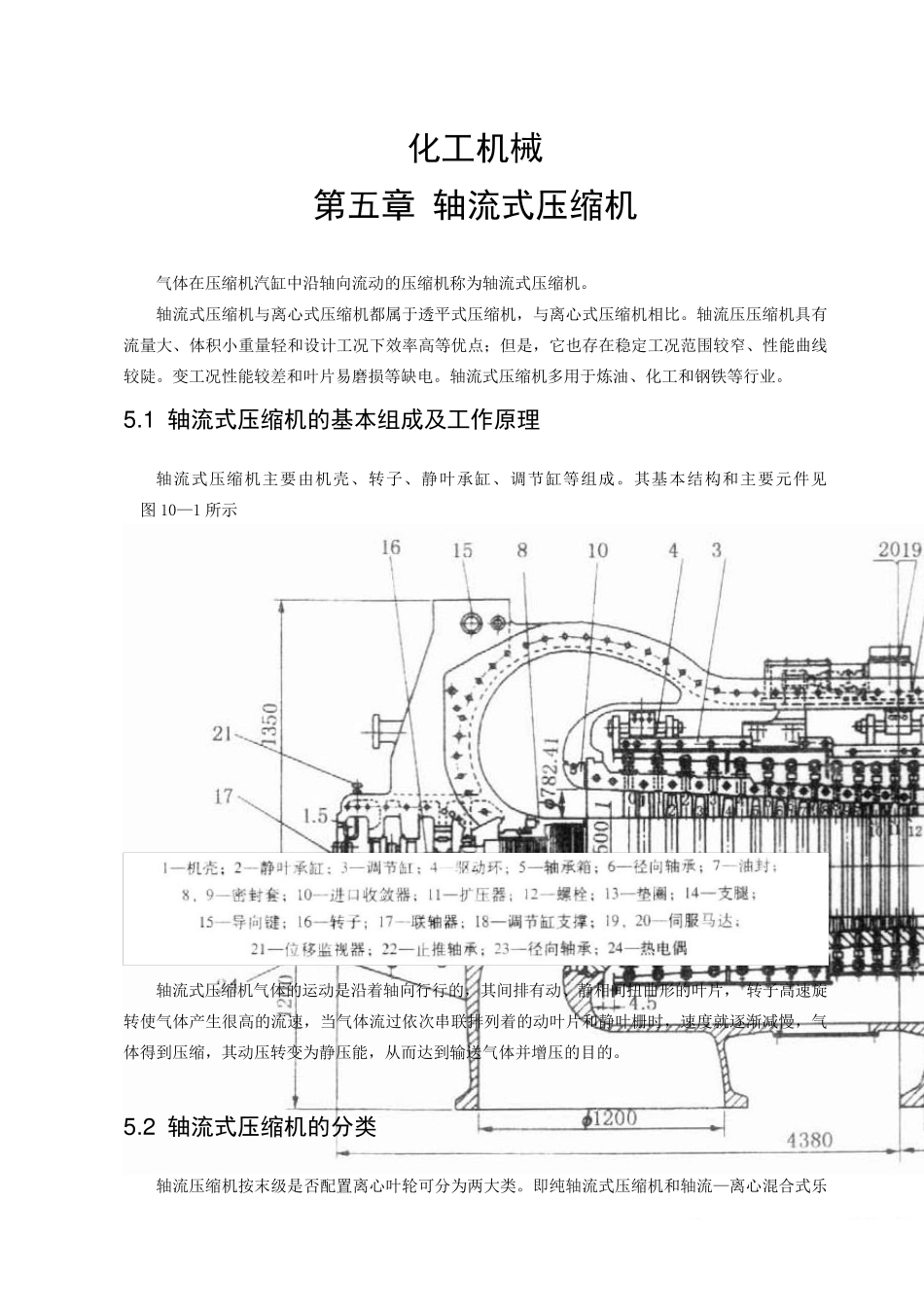 化工设备第五章轴流式压缩机_第1页