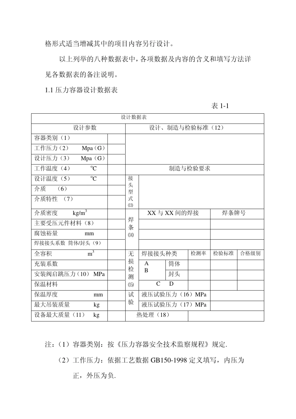 化工设备设计数据表_第2页