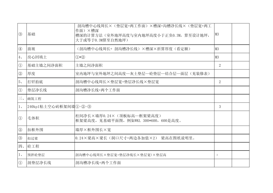 北京2012定额土建计算公式_第2页