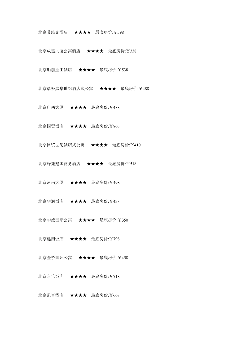 北京国贸CBD商圈附近酒店北京酒店预订共有61家_第2页