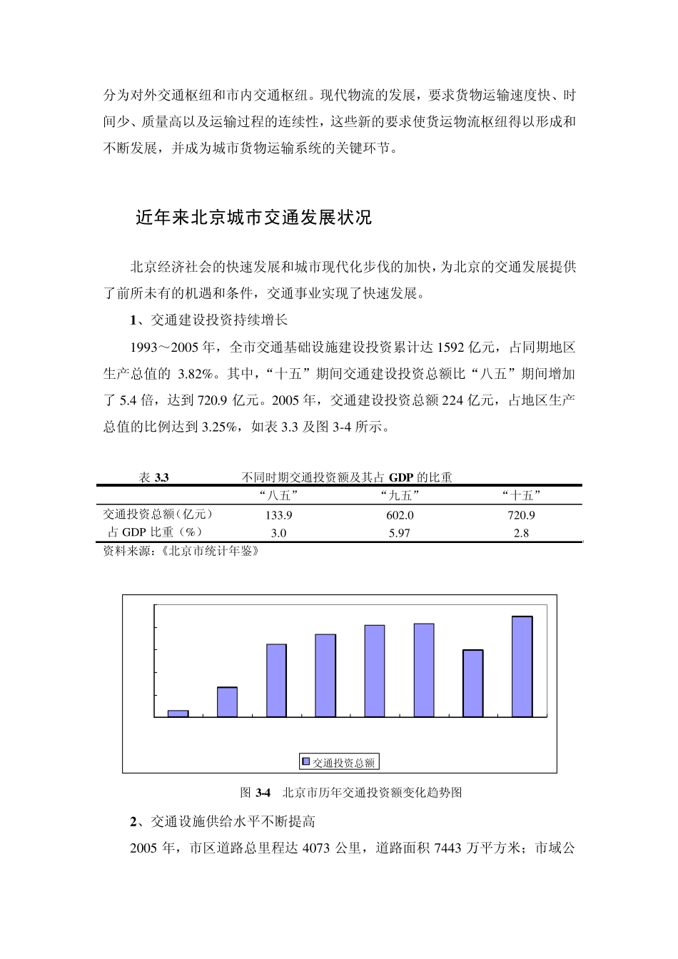 北京城市交通与对外交通现状_第2页