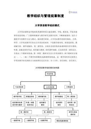北京工业大学教学组织与管理规章制度