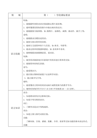 北京版英语二年级下册全册教案